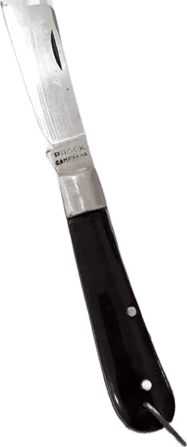 Canivete cabo tradicional preto 10"